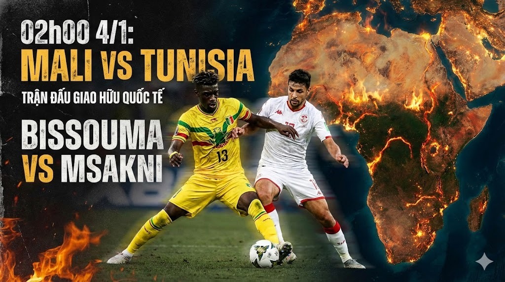 02h00 ngay 4 1 mali vs tunisia Bức tranh phong độ trước giờ G của hai thế lực
